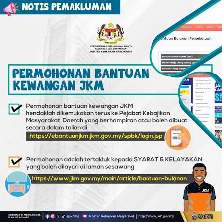 Bantuan JKM Ogos 2026: Semak Bantuan Bulanan Yang Boleh Dimohon